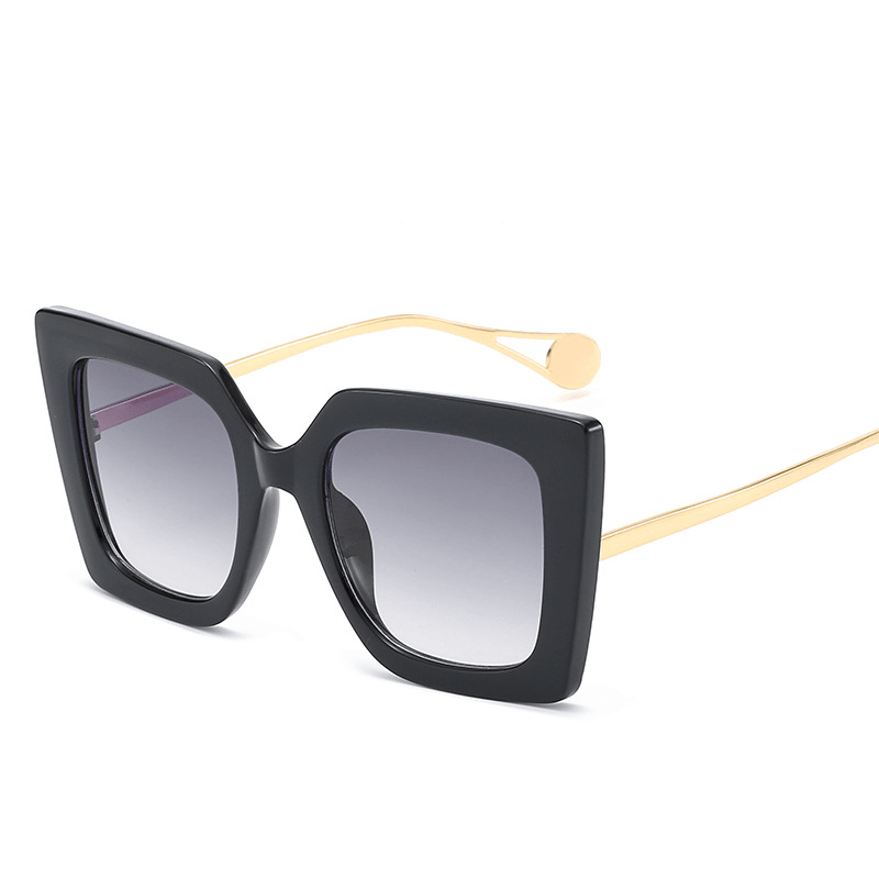 Big Frame Ladies Sun-Shading Glasses Fashion Street Fashion Catwalk Sunglasses - MRSLM