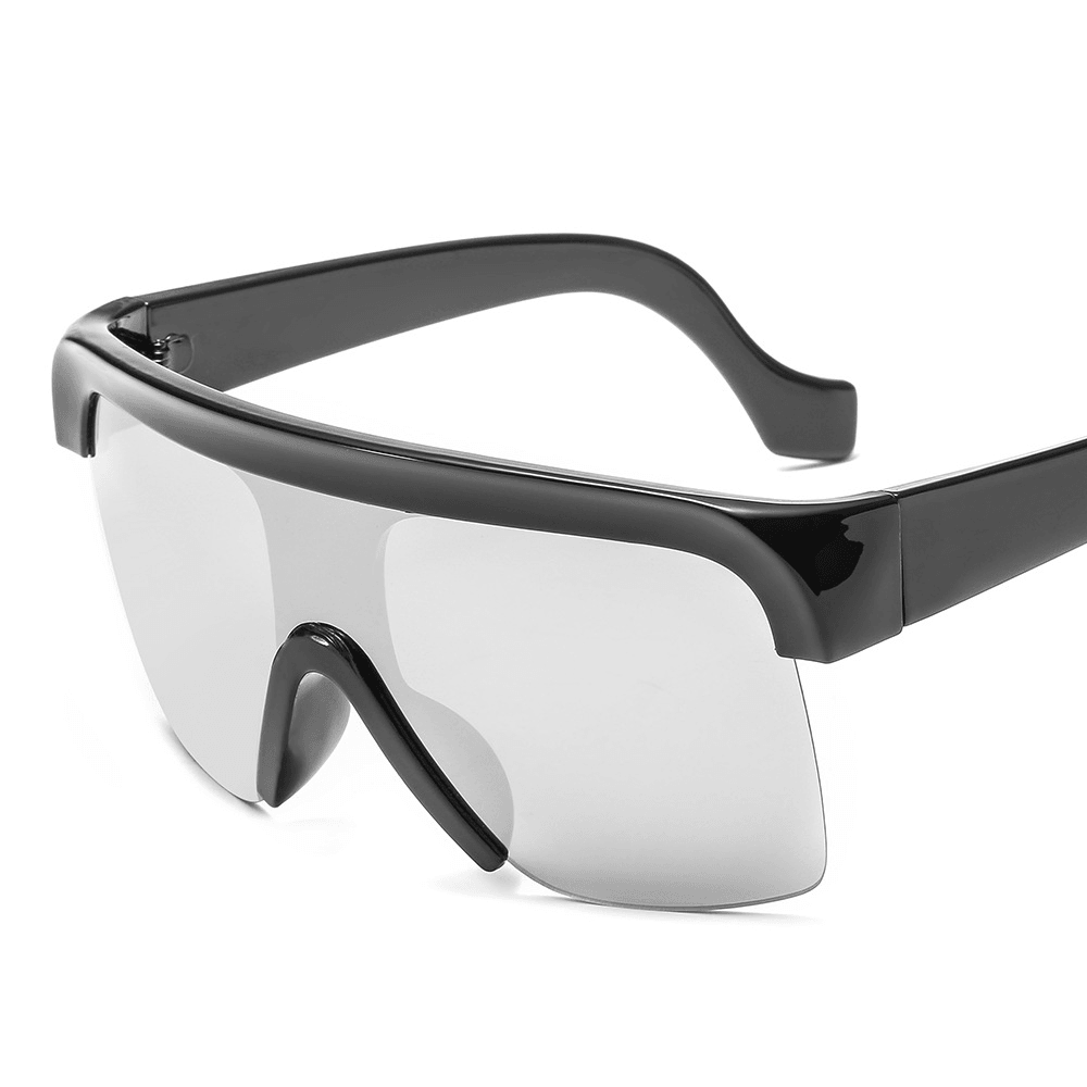 Modern Retro Big Box Flat Top Sunglasses - MRSLM