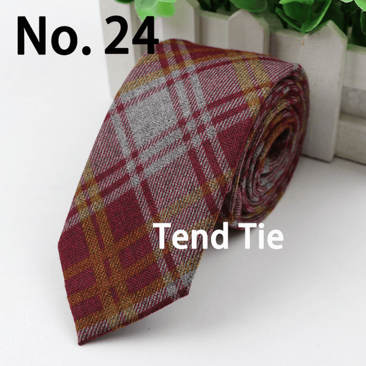 Men'S Tie New Ultra-Narrow Wool Elegant Atmosphere - MRSLM