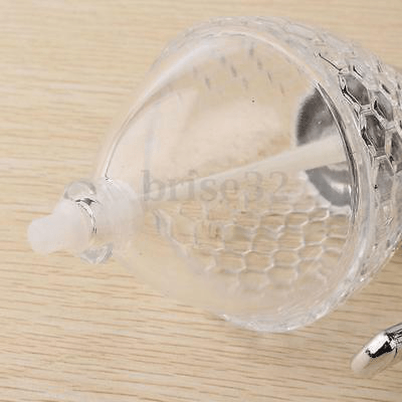 200ML Acrylic Clear Pot Honey Dispenser Container Hive Spice Holder Bee Bottles - MRSLM