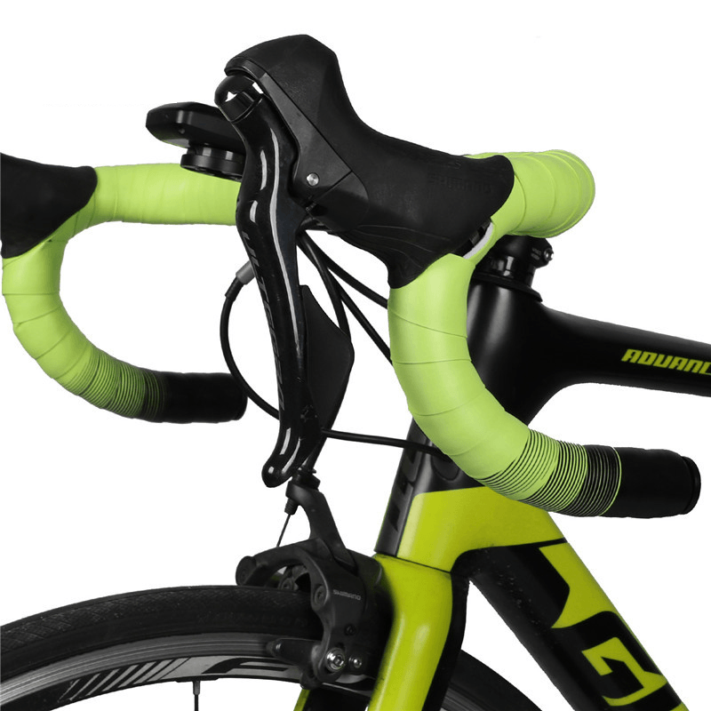 WEST BIKING 2PCS Multifunctional Bicycle Handlebar Tape EVA Belt with 2 Bar Plugs Anti-Slip Soft MTB Road Bike Handlebar Tape - MRSLM