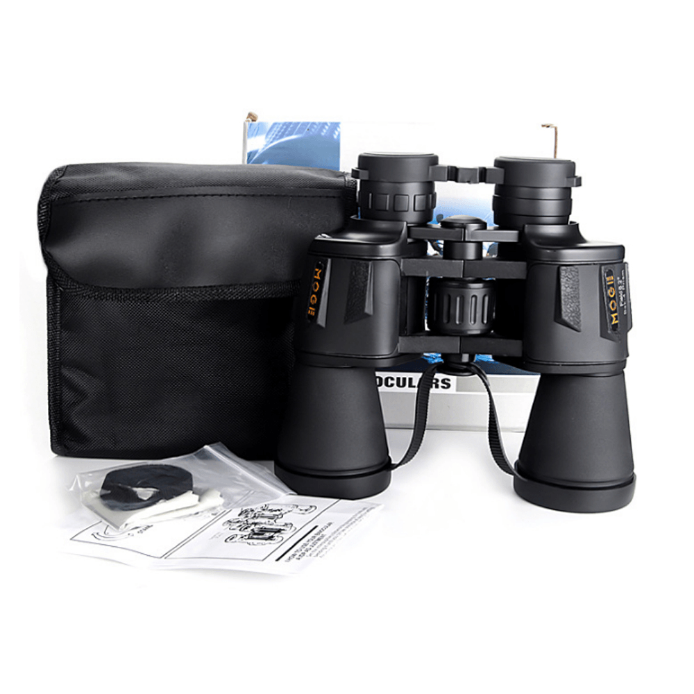 20X50 HD Optical Binocular Mini Compact BAK4 Zoomable Telescope 1000M Outdoor Travel Camping - MRSLM
