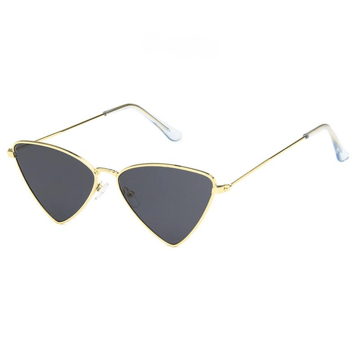 Triangle Metal Cat Eye Sunglasses - MRSLM