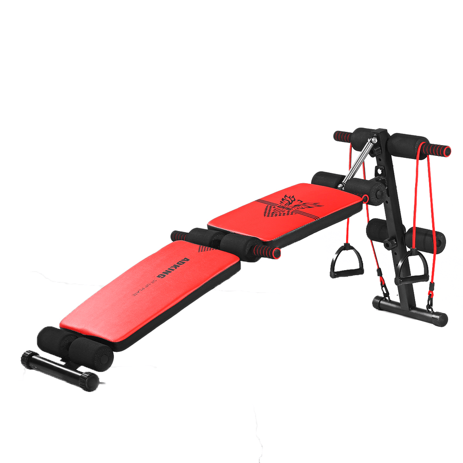 Adjustable Sit up Bench Abdominal Exercise Backrest Fitness Home Gym Workout Max Load 300Kg - MRSLM