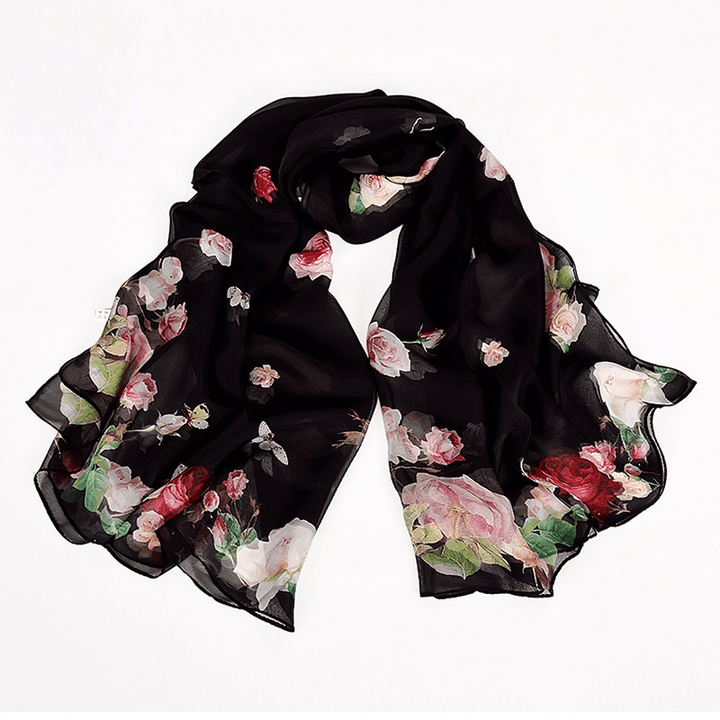 New Style Mulberry Silk Long Silk Scarf - MRSLM