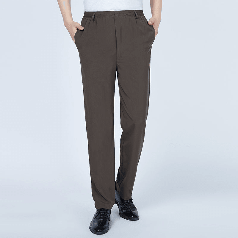 High waist straight casual trousers, view 6 - MRSLM