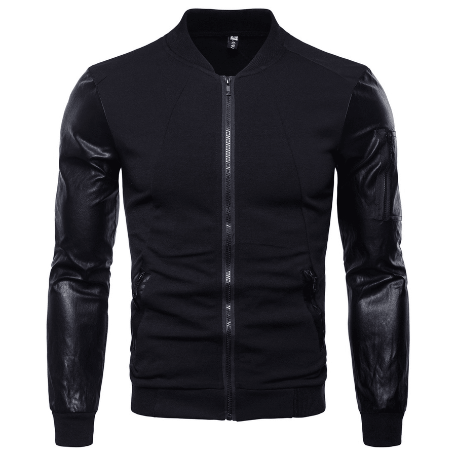 British Temperament Men Stand up Collar Jacket - MRSLM