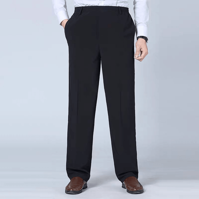 High waist straight casual trousers - MRSLM
