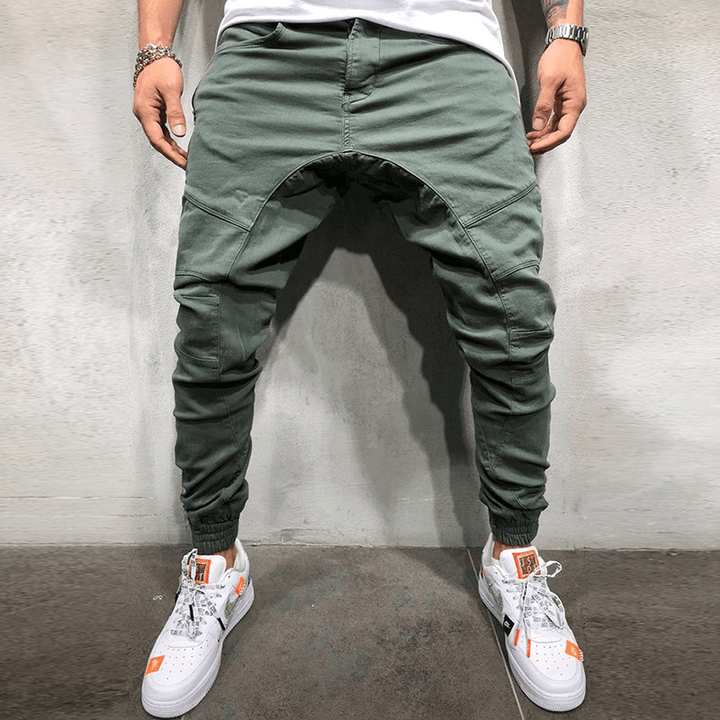 Hip Hop Side Zipper Trousers Men'S Leggings - MRSLM