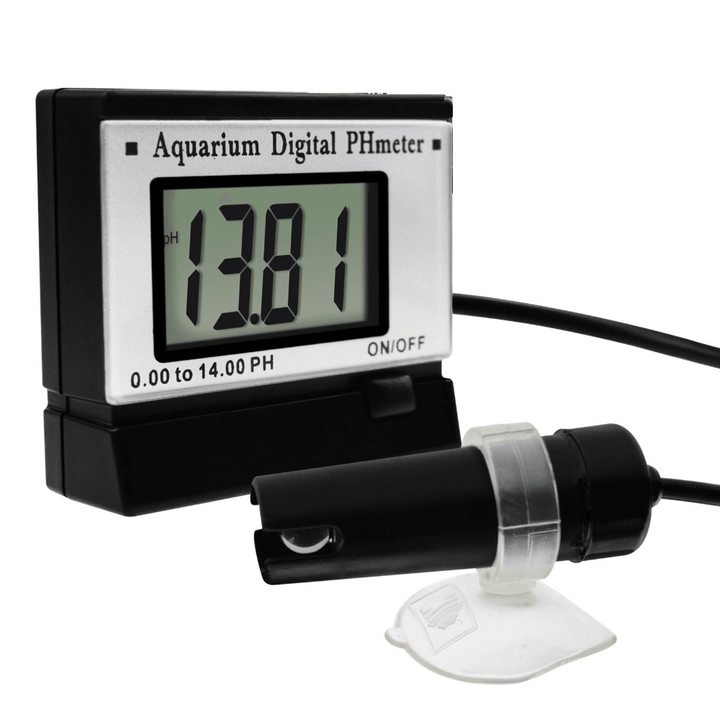 Digital PH Monitor Meter ATC 0.00 to 14.00Ph with Cable Electrode Probe Water Quality Monitoring Tester Kit Aquarium - MRSLM