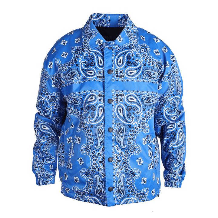 Men'S Fashion Vintage Cashew Flower Jacket - MRSLM