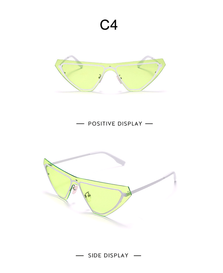 Fashion Rimless One-Piece Sunglasses Women - MRSLM