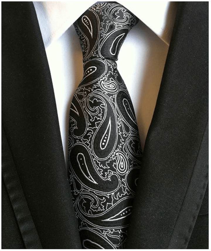 Men S Tie 8Cm Business Gentleman British Formal Wear - MRSLM