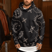 printed casual hooded jacket, view 7 - MRSLM