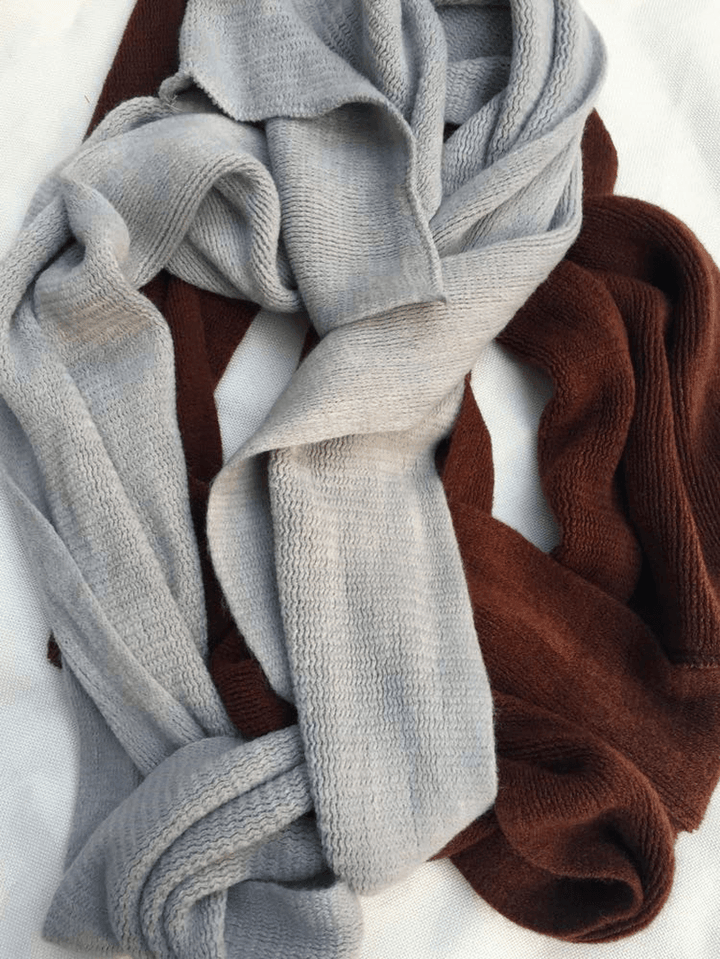 Casual Solid Color Warm and Long Couple Scarf - MRSLM