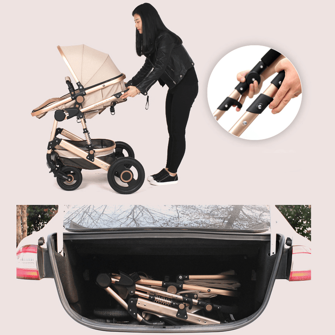 Folding Baby Stroller Lightweight Soft Travel Stroller Pushchair Max Load 25Kg - MRSLM