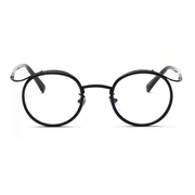 retro round flat mirror glasses, view 5 - MRSLM