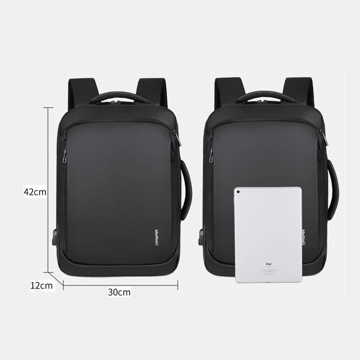 Men Large Capacity Multifunctional Loptop Backpack with USB Charging Port - MRSLM