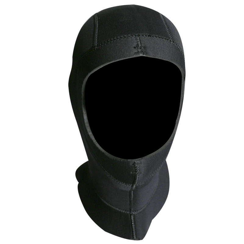 5mm diving hood, view 3 - MRSLM