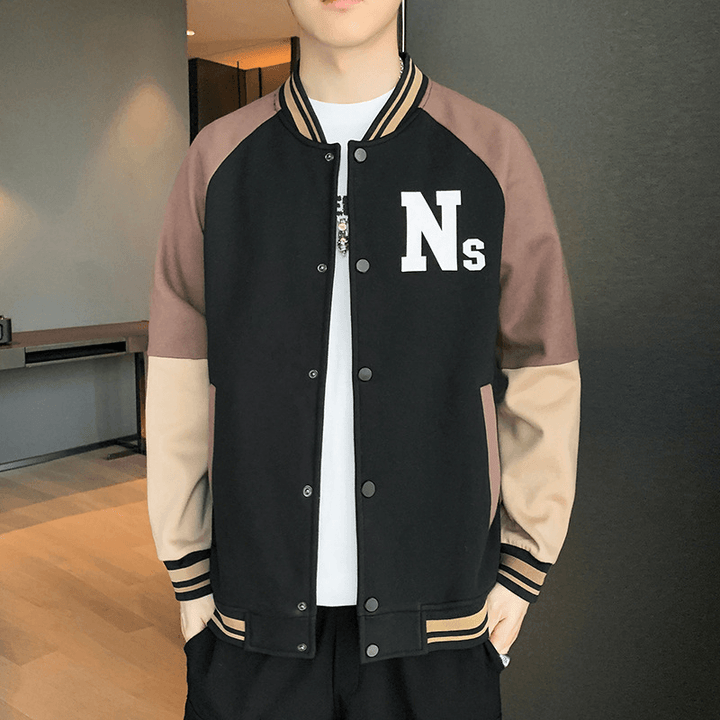 Men'S Trendy Jacket Coat Baseball Uniform - MRSLM