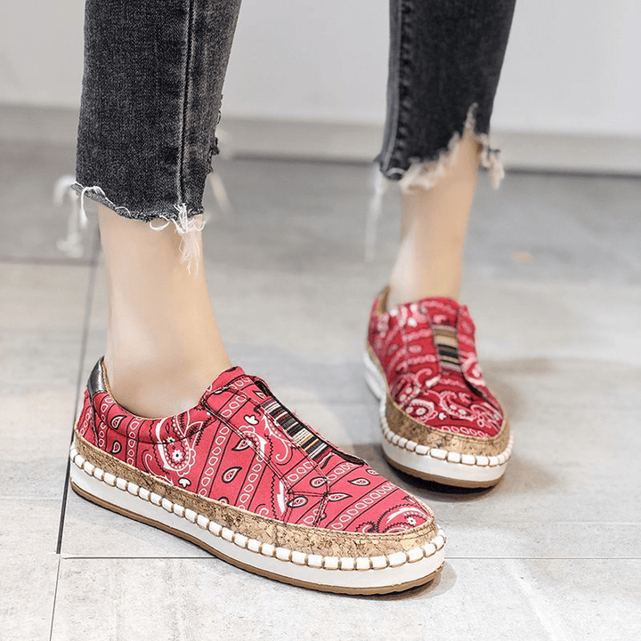 Women Large Size Casual Hollow Out Fringe Loafers - MRSLM