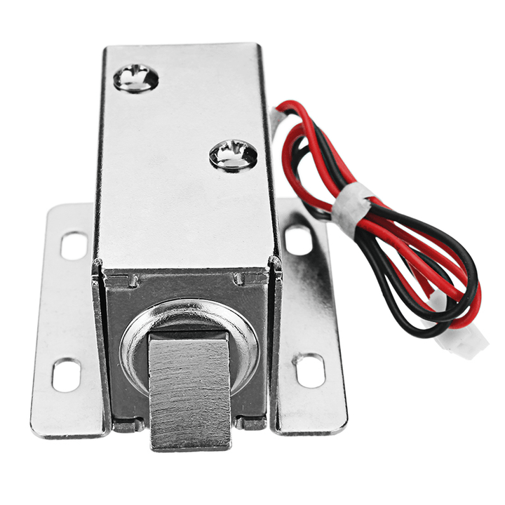 12V DC 0.65A Electric Lock Assembly Solenoid Cabinet Drawer Door Lock Tongue Latch - MRSLM