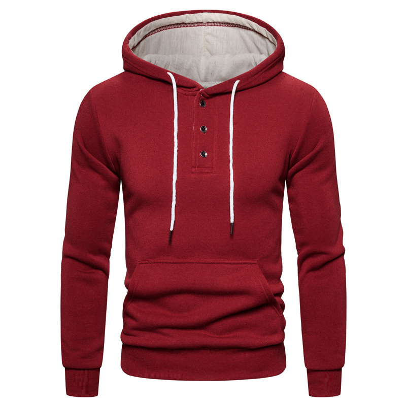 men's cotton zip hoodie sweater, view 4 - MRSLM