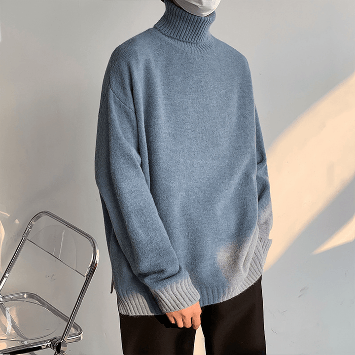 Fashion Turtleneck Sweater Loose - MRSLM