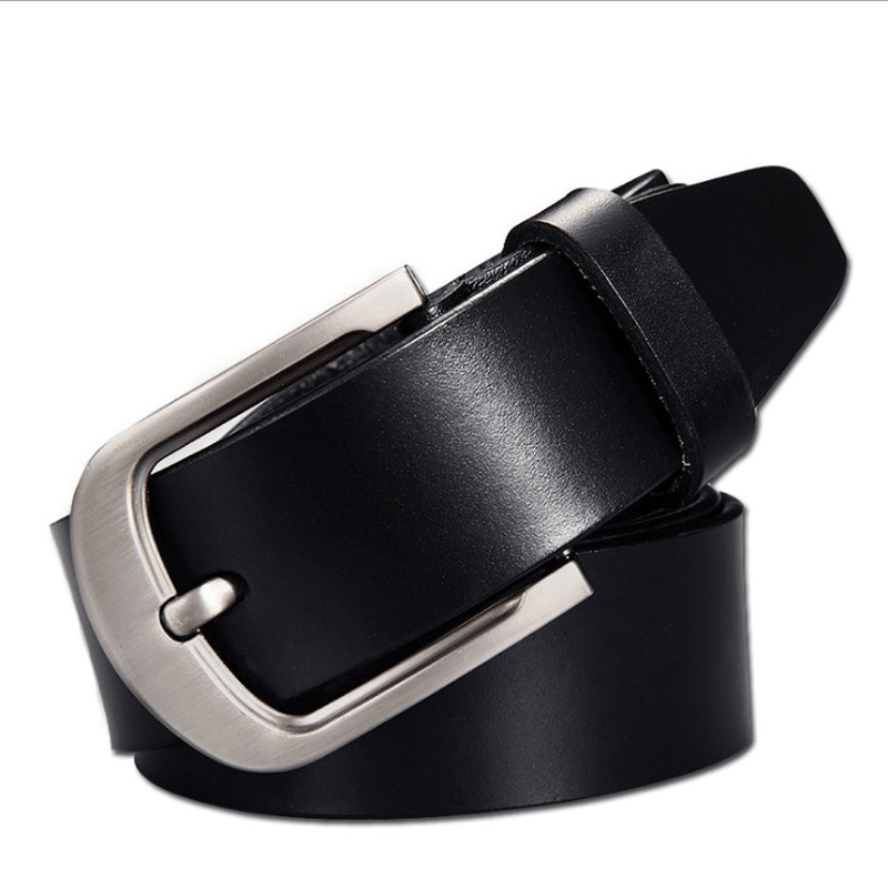 Korean Version of the Trend of Casual Retro Pants Pure Cowhide Leather Belt - MRSLM