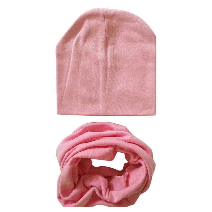 Winter Autumn Baby Boy Girl Hat Scarf Set Newborn Baby Bonnet Soft Cotton Warm Cap Kids Children Beanie Casquette Enfant - MRSLM