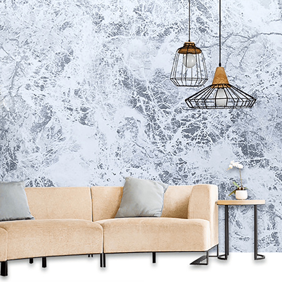 Realistic Marble Feature Textured Roll Wall Paper TV Background Home Decoraions - MRSLM