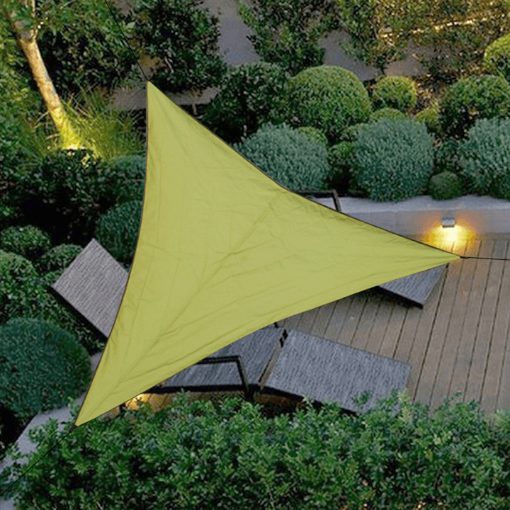 Triangle Outdoor Shade Sail Patio Suncreen Awning Garden Sun Canopy 98% UV Block - MRSLM
