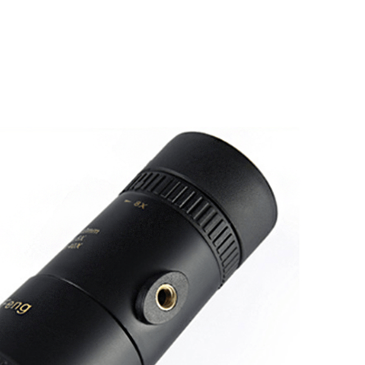 MAIFENG 8-40X40 Outdoor Portable Zoom Monocular HD Optic BAK4 Day Night Vision Telescope+Tripod+Phone Clip Holder - MRSLM