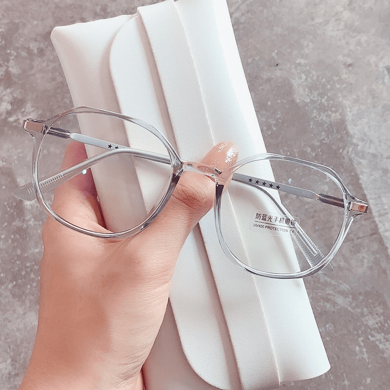 irregular round frame glasses, view 5 - MRSLM