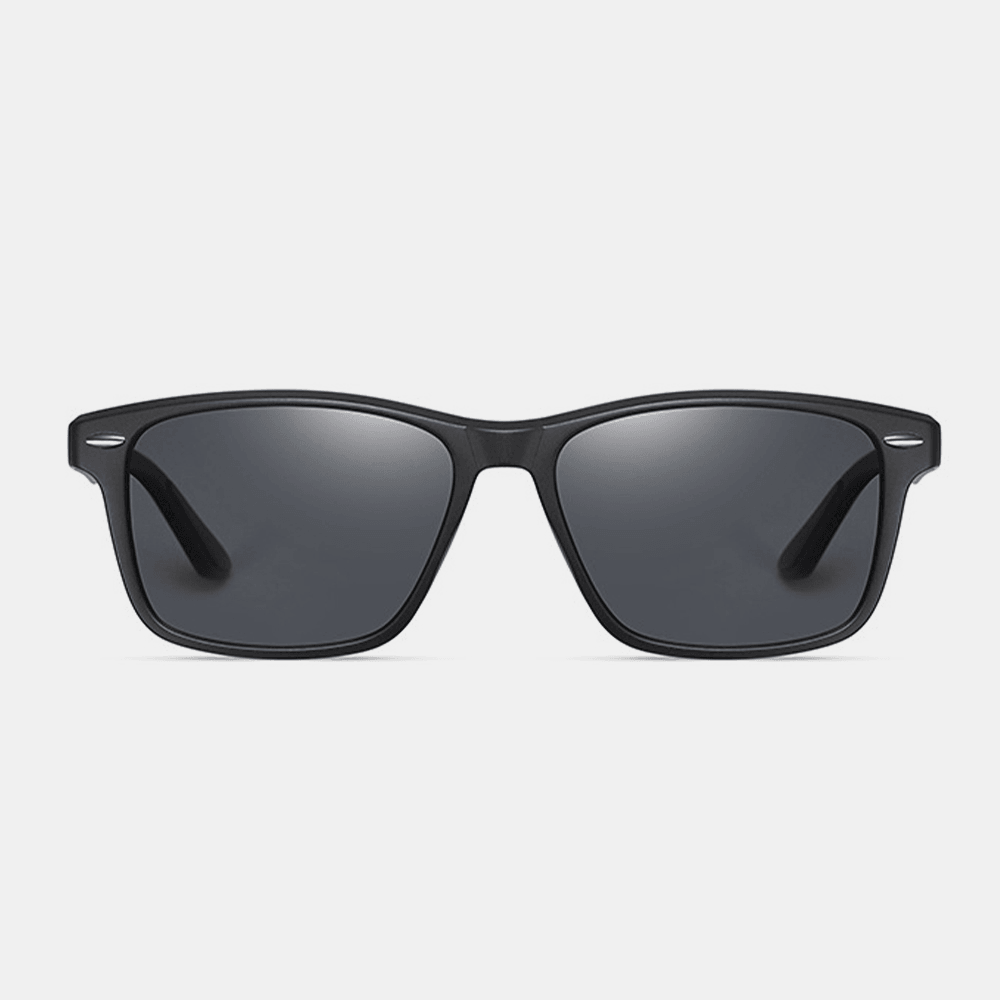 Men Super Light Full Frame Wide Frame Outdoor Vintage Driving UV Protection Polarized Sunglasses - MRSLM
