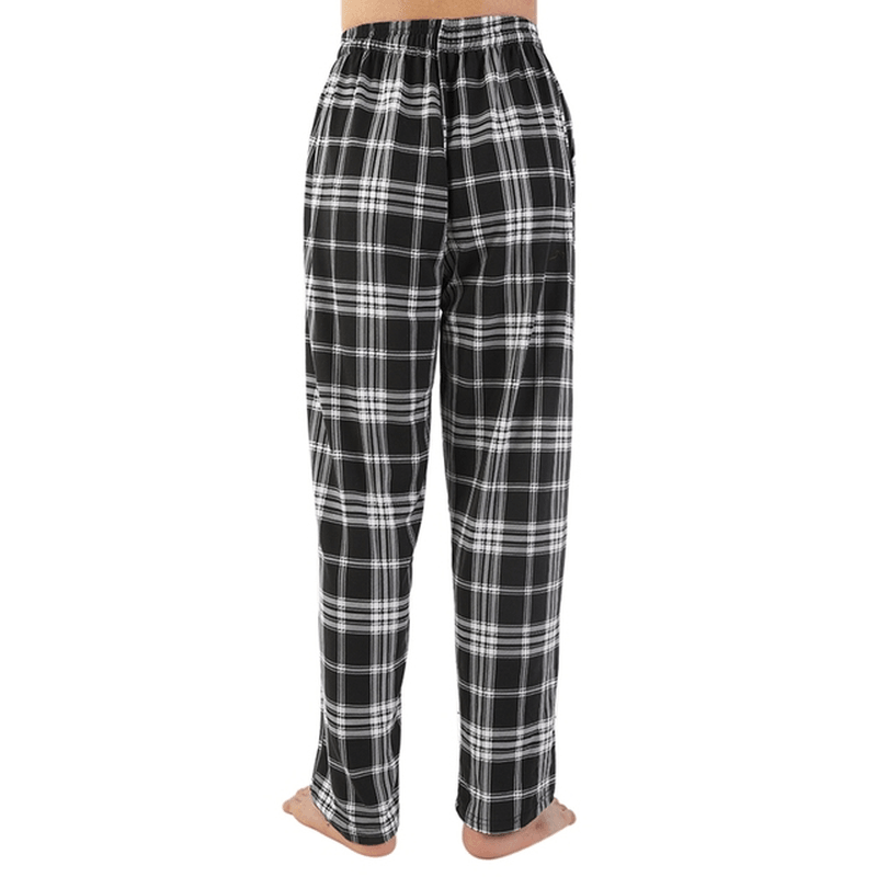 Men'S Check Cotton Sleep Bottoms - MRSLM