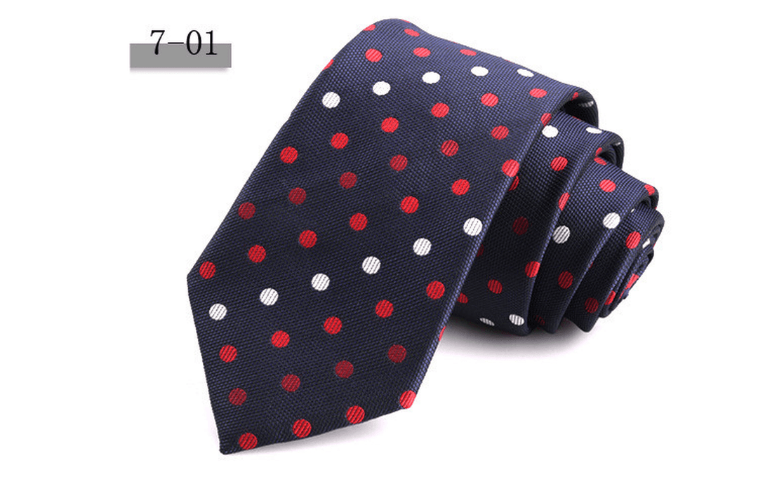 New Men'S 7Cm Striped Business Formal Tie - MRSLM