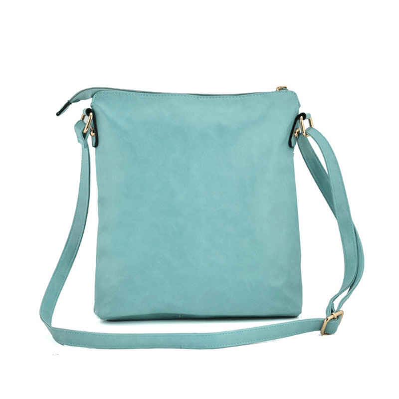 Women Multilayer Zipper Pockets Messenger Bags Casual Shoulder Bags Crossbody Bags - MRSLM