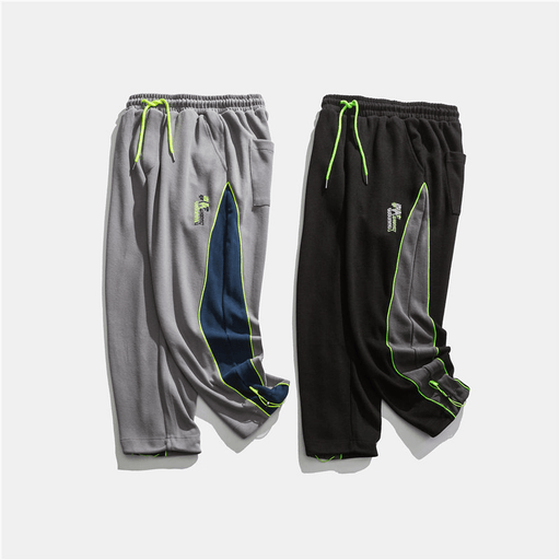 Men's casual pants with side stripes - MRSLM
