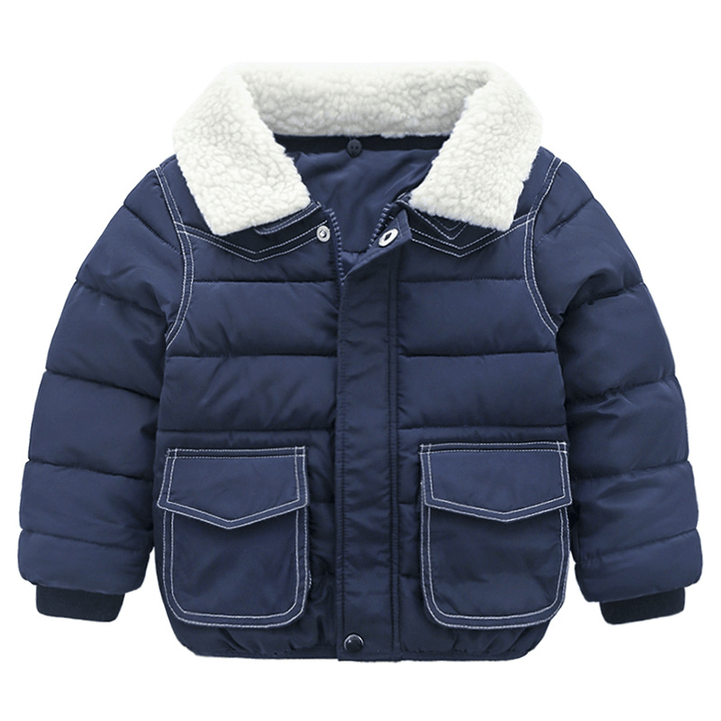 Simple Cotton Coat Baby Coat Baby Padded Coat - MRSLM