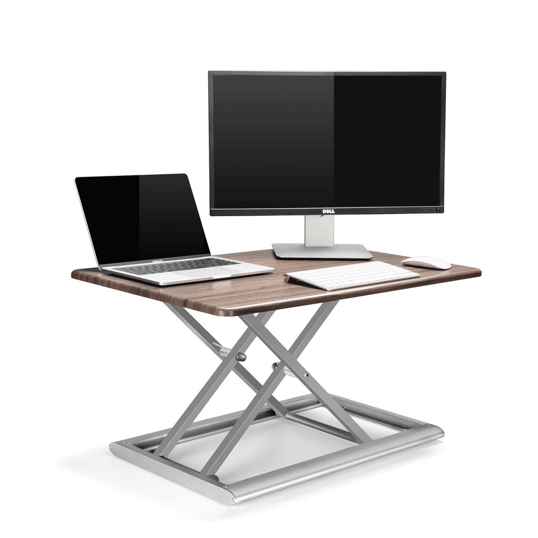 Upergo ID-30 Height Adjustable Standing Desk Converter 30-Inch Sit-Stand Desk Laptop Desk Desktop Workstation - MRSLM