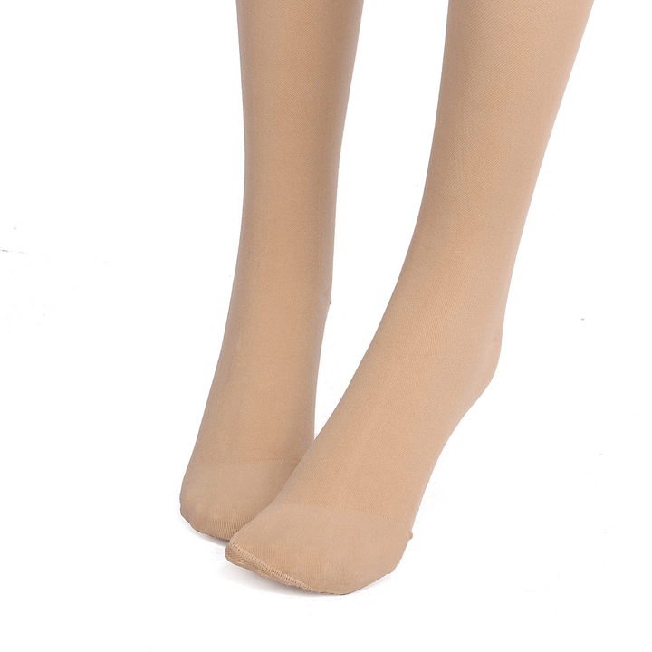 Skin Color anti Skid Compression Thigh Stocking Prevent Varicose Vein Socks Pain Relief Close Toe - MRSLM