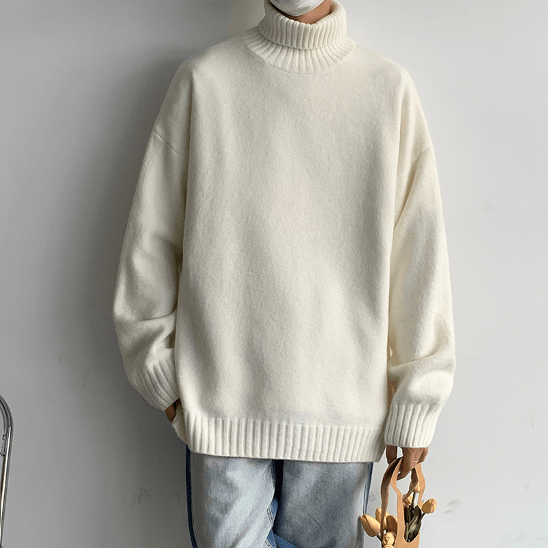 Fashion Turtleneck Sweater Loose - MRSLM