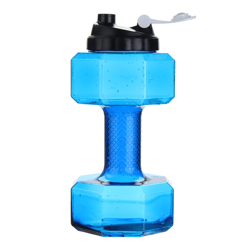 2.5L Large Capacity BPA Free Gym Training Drink Dumbbell Water Bottle Travel Sport Cup Kettle Jug - MRSLM