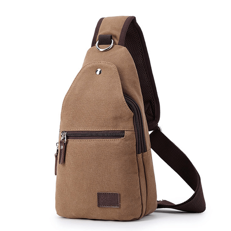 Vintage Canvas Casual Outdoor Travel Chest Bag - MRSLM