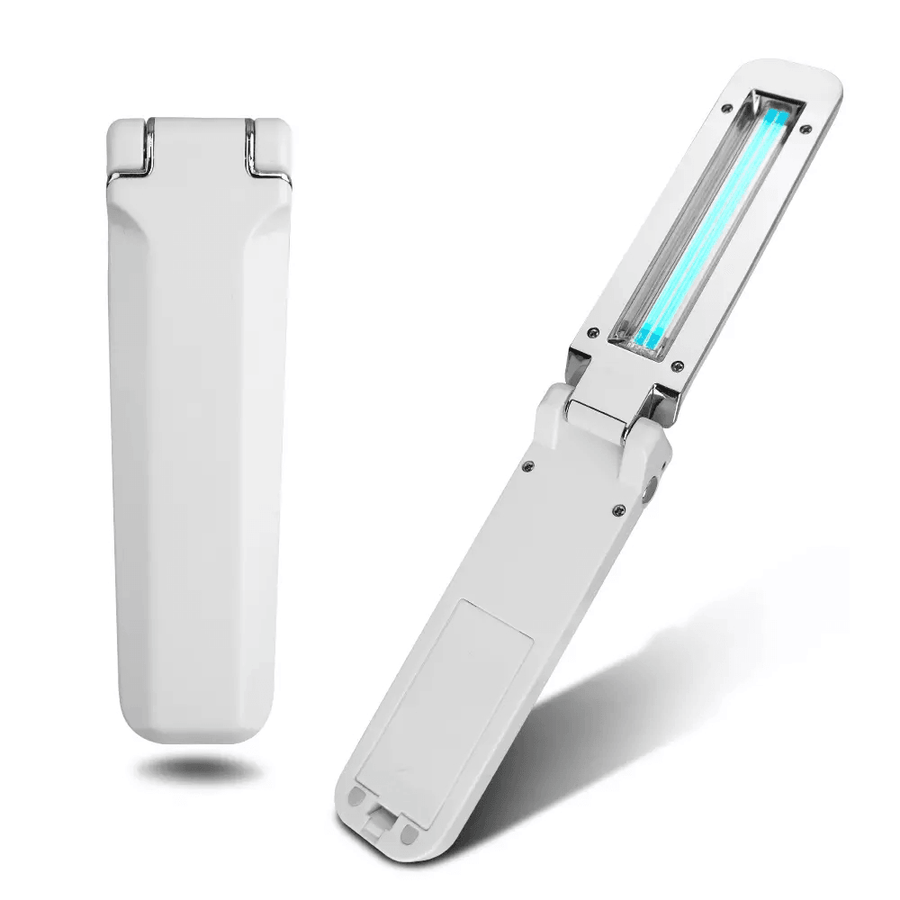 UVC Handheld Folding USB Sterilization Sterilize Germicidal Flashlight Ultraviolet Lamp Home Travel Lamp - MRSLM