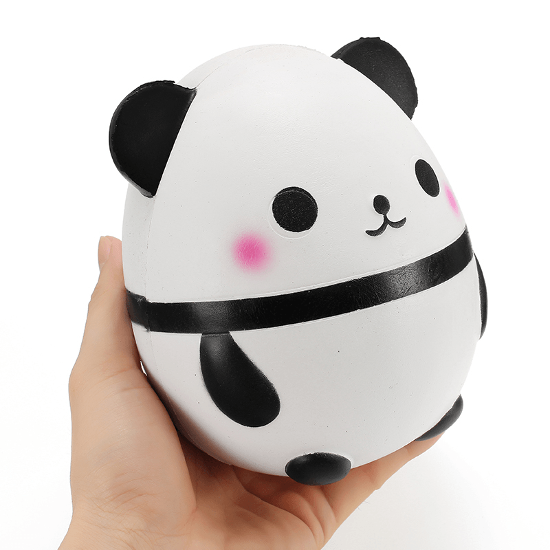 Squishy Panda Doll Egg Jumbo 14Cm Slow Rising with Packaging Collection Gift Decor Soft Squeeze Toy - MRSLM