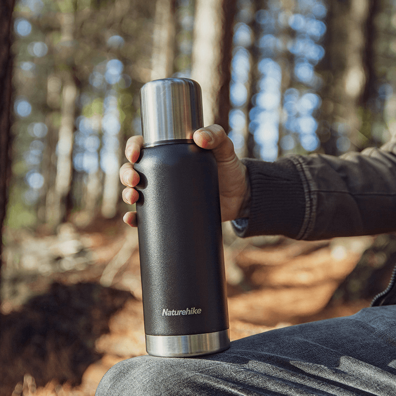 Naturehike NH19SJ010 750/1000Ml Stainless Steel Vacuum Cup Travel Camping Thermal Insulation Water Bottle Kettle - MRSLM