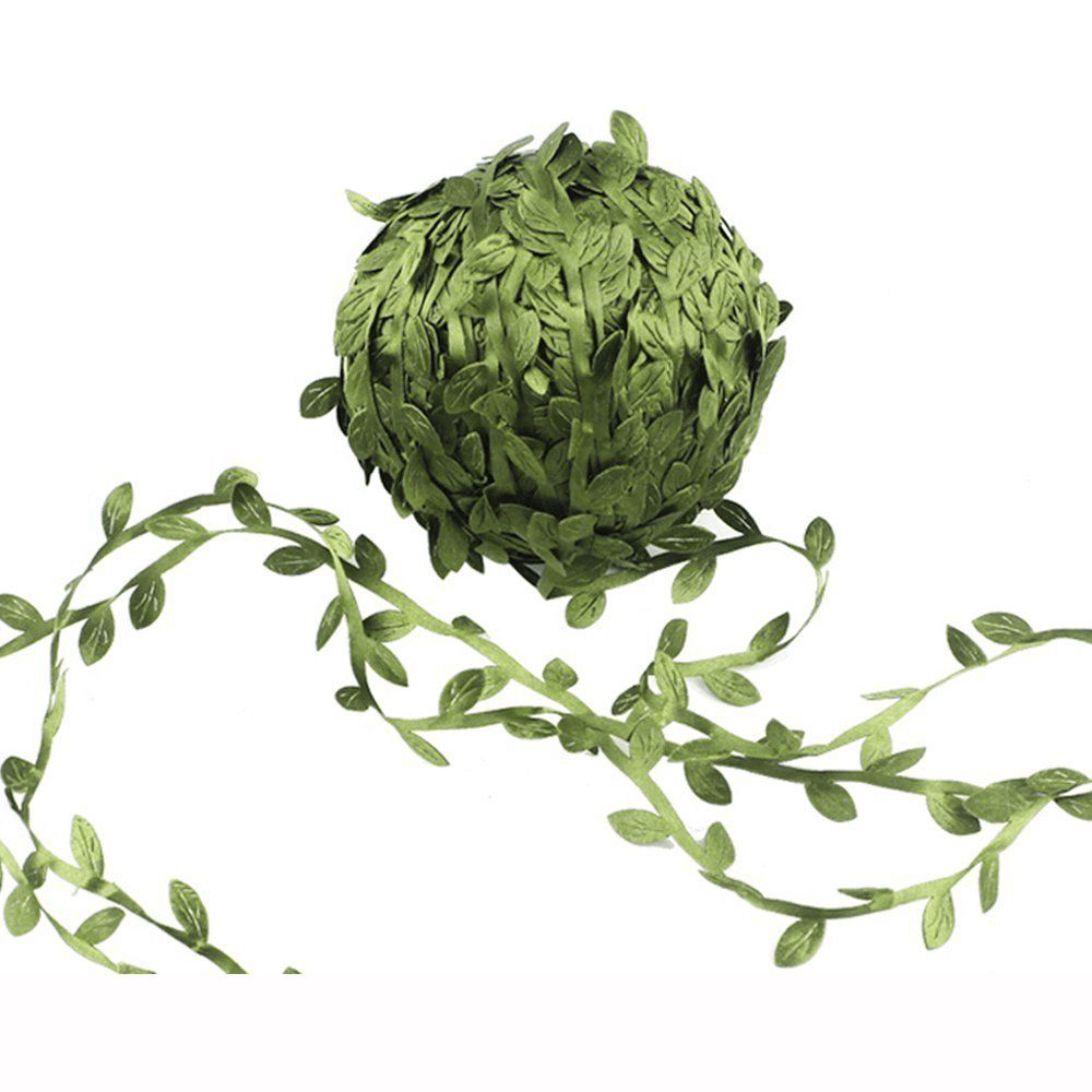 40-200M Artificial Green Ivy Vine Leaf Garland Rattan Foliage Home Wedding Decorations - MRSLM