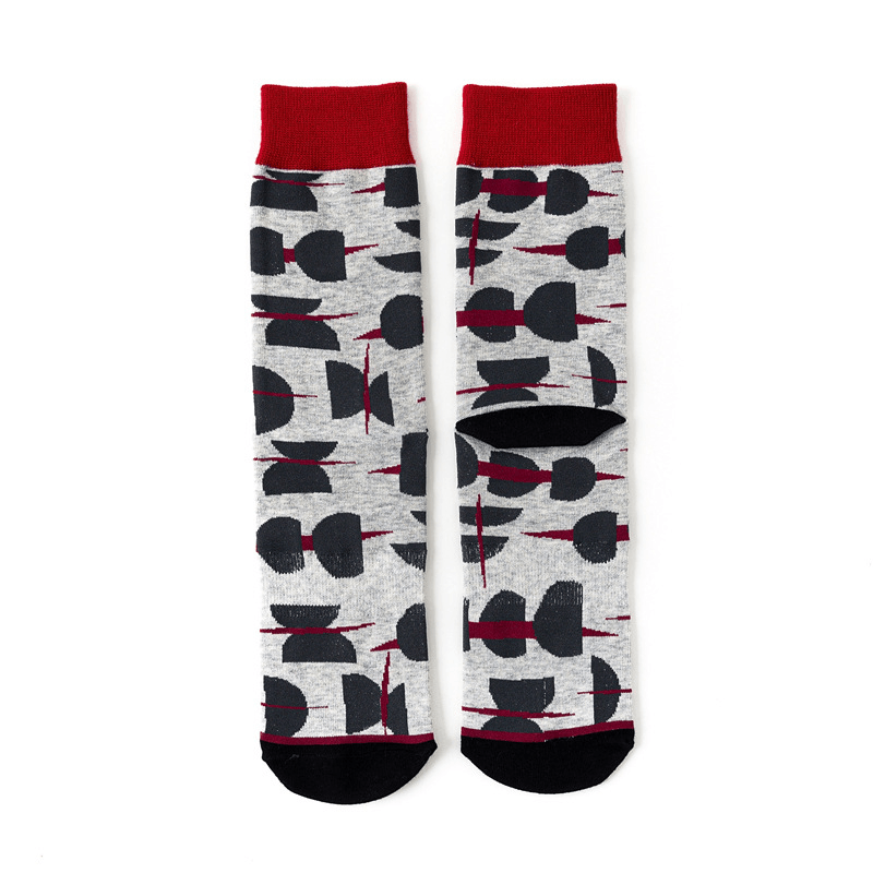 Creative Contrast Color Cotton Socks Personality Four Seasons Socks - MRSLM